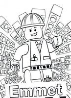 kolorowanki Lego City ludzik Emmet do wydruku numer  21
